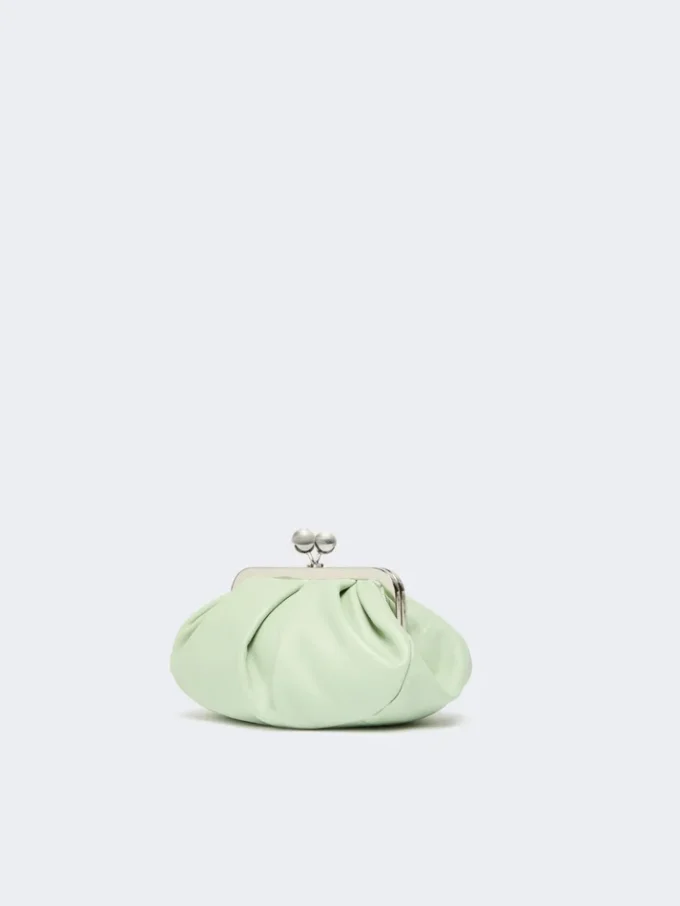 Bolsa Pasticcino pequena em pele de carneiro, verde pastel Bolsa Pasticcino pequena em pele de carneiro, verde pastel