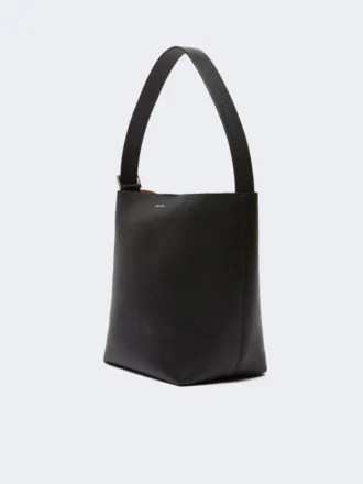 Bolsa pequena de couro Archetipo, preta