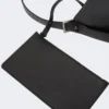 Bolsa pequena de couro Archetipo, preta Bolsa pequena de couro Archetipo, preta