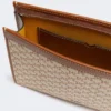 Bolsa pequena em jacquard de algodão, castanho avelã Bolsa pequena em jacquard de algodão, castanho avelã