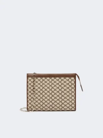 Bolsa pequena em jacquard de algodão, preta Bolsa pequena em jacquard de algodão, preta