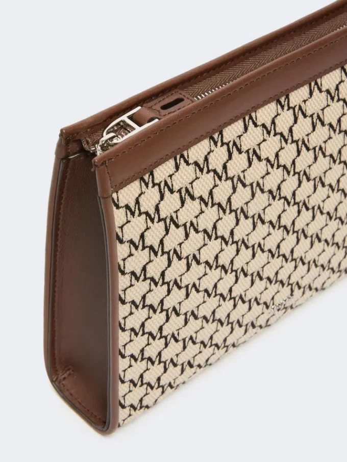 Bolsa pequena em jacquard de algodão, preta Bolsa pequena em jacquard de algodão, preta