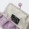 Bolsa pequena Pasticcino com efeito de ráfia, lilás Bolsa pequena Pasticcino com efeito de ráfia, lilás