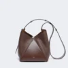 Bolsa tipo balde pequena, cor cacau Bolsa tipo balde pequena, cor cacau