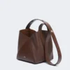 Bolsa tipo balde pequena, cor cacau Bolsa tipo balde pequena, cor cacau