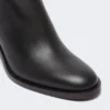 Botas de couro, pretas Botas de couro, pretas