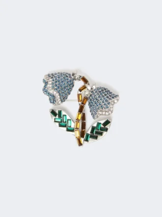 Broche de vidro, avio Broche de vidro, avio