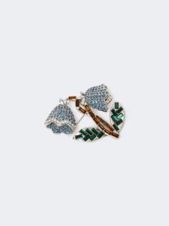 Broche de vidro, avio Broche de vidro, avio