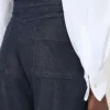 Calças de algodão com efeito denim, azul-escuro Calças de algodão com efeito denim, azul-escuro