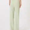 Calças de crepe de lã, verde Calças de crepe de lã, verde