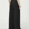 Calças de jersey com efeito denim e cinco bolsos, azul ultramar Calças de jersey com efeito denim e cinco bolsos, azul ultramar