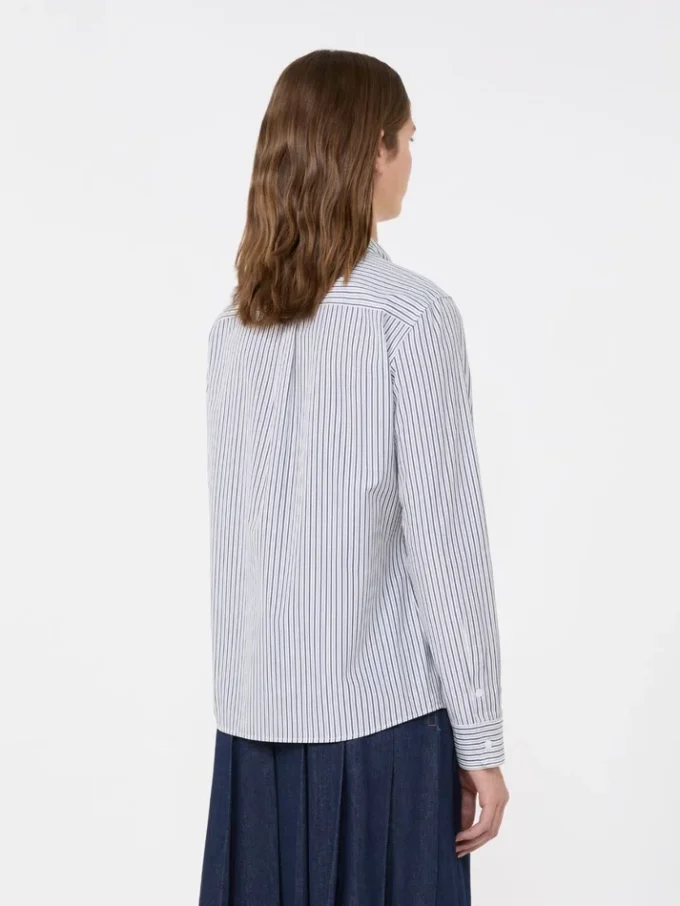 Camisa clássica de algodão, azul-marinho Camisa clássica de algodão, azul-marinho