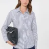 Camisa clássica de algodão, azul-marinho Camisa clássica de algodão, azul-marinho