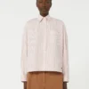 Camisa de algodão oversized, rosa Camisa de algodão oversized, rosa