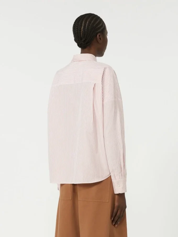 Camisa de algodão oversized, rosa Camisa de algodão oversized, rosa
