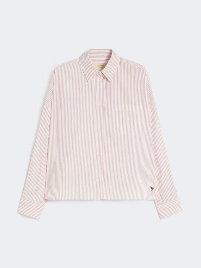 Camisa de algodão oversized, rosa Camisa de algodão oversized, rosa