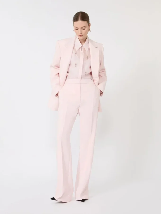 Camisa em organza de seda, rosa Camisa em organza de seda, rosa