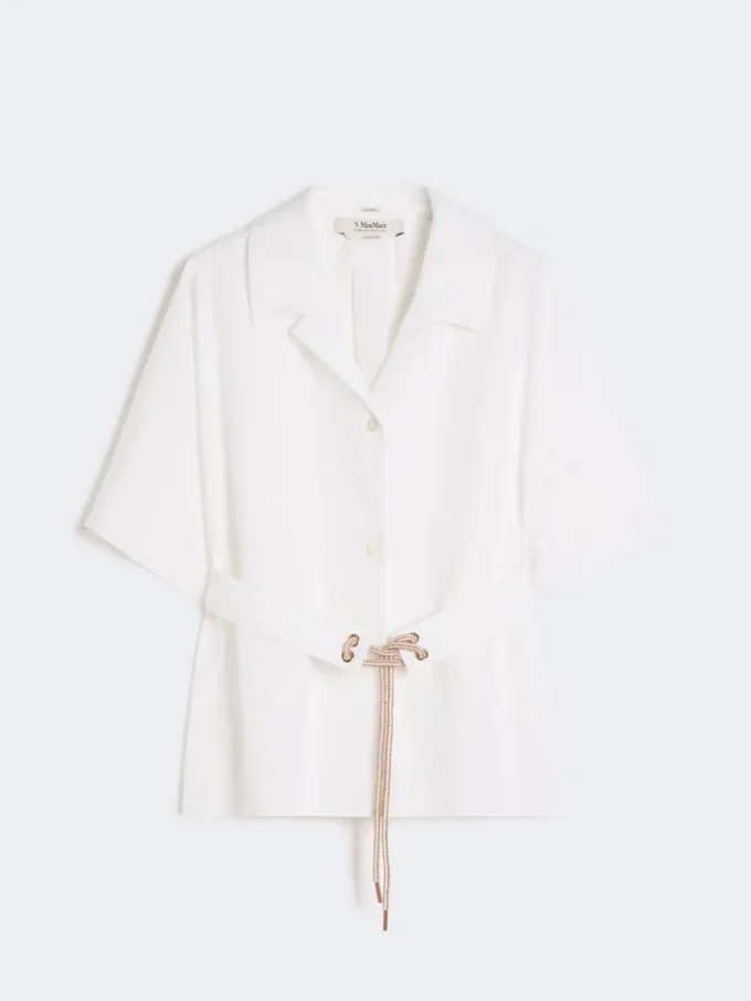 Camisa em popeline de algodão, branca