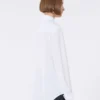 Camisa em popeline de algodão, branco óptico