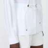 Camisa em popeline de algodão, branco óptico