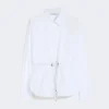 Camisa em popeline de algodão, branco óptico