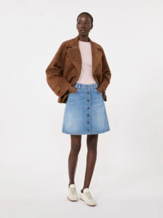 Camisola básica de lã e caxemira, rosa