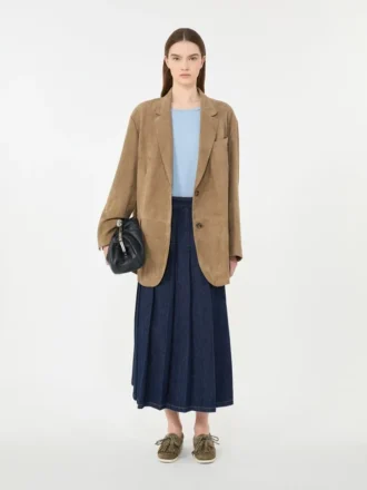 Camisola básica em jersey de algodão, azul claro