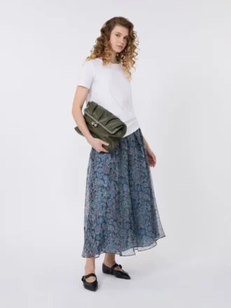 Camisola básica em jersey de algodão, branca