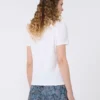 Camisola básica em jersey de algodão, branca Camisola básica em jersey de algodão, branca