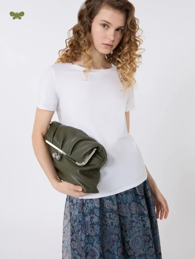Camisola básica em jersey de algodão, branca Camisola básica em jersey de algodão, branca