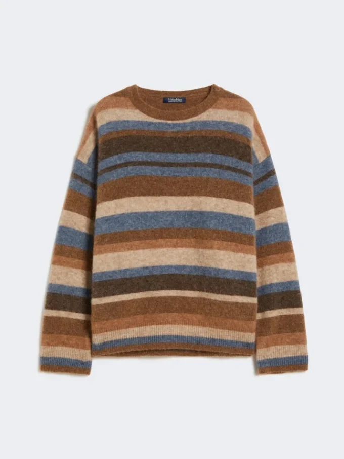 Camisola de alpaca e lã, bege Camisola de alpaca e lã, bege