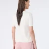 Camisola de seda e algodão, cru Camisola de seda e algodão, cru