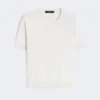 Camisola de seda e algodão, cru Camisola de seda e algodão, cru