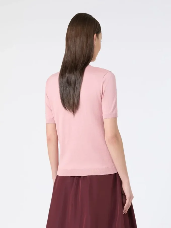Camisola de seda e algodão, rosa Camisola de seda e algodão, rosa