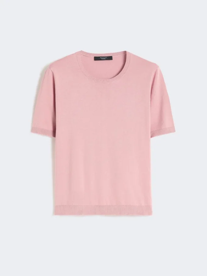 Camisola de seda e algodão, rosa Camisola de seda e algodão, rosa