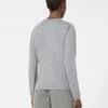 Camisola em fio de caxemira, cinzento claro