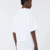 Camisola em fio de crepe de viscose, branco óptico Camisola em fio de crepe de viscose, branco óptico