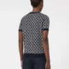 Camisola em jacquard de lã, azul ultramar