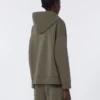 Camisola em jersey de algodão técnico, cor cáqui Camisola em jersey de algodão técnico, cor cáqui