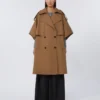 Capa em gabardine repelente à água, estilo colonial