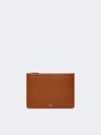 Capa para tablet em pele, castanho âmbar