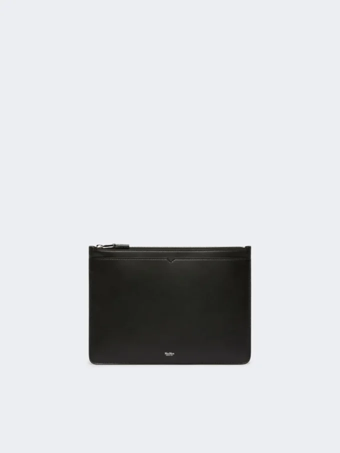 Capa para tablet em pele, preta Capa para tablet em pele, preta