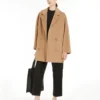 Casaco curto 101801 Icon Coat, camelo