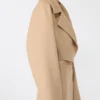 Casaco curto de Pure Wool, cor caramelo Casaco curto de Pure Wool, cor caramelo