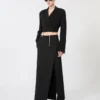 Casaco curto em jersey, preto Casaco curto em jersey, preto