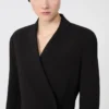 Casaco curto em jersey, preto Casaco curto em jersey, preto