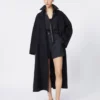 Casaco de caxemira oversized, azul-marinho Casaco de caxemira oversized, azul-marinho