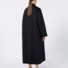 Casaco de caxemira oversized, azul-marinho Casaco de caxemira oversized, azul-marinho