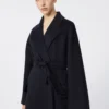 Casaco de caxemira oversized, azul-marinho Casaco de caxemira oversized, azul-marinho
