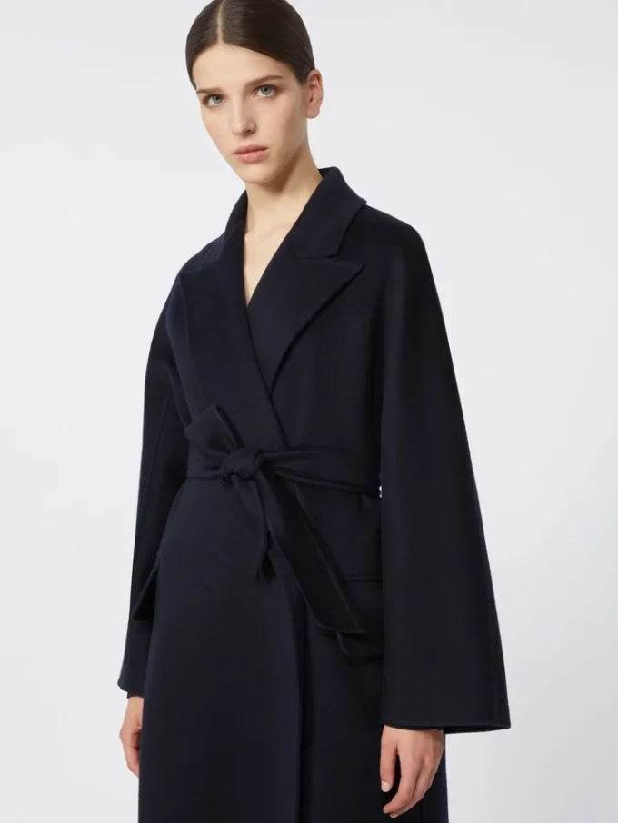 Casaco de caxemira oversized, azul-marinho Casaco de caxemira oversized, azul-marinho
